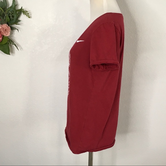 COPY - Stanford University red swoop neck tshirt - Picture 4 of 8